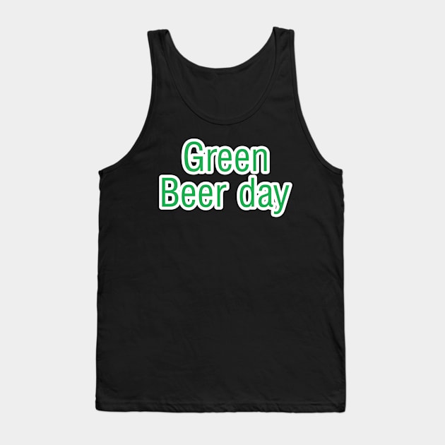 St Patricks Day Beer Elements Tank Top by r.abdulazis